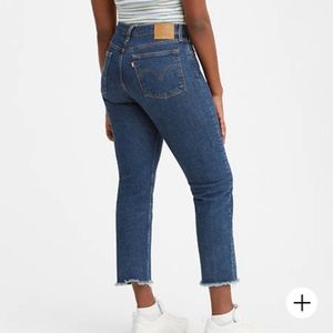 Levi’s Premium Wedgie Straight Jeans Size 24
